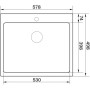 Мийка кухонна GRANADO Villena S304 (GS03304)