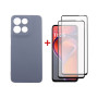 Чохол до мобільного телефона Dengos Motorola G15/G15 Power Carbon + glass 2pcs (Grey) (DG-CTG2P-17) Чохол до мобільного телефона Dengos Motorola G15/G15 Power Carbon + glass 2pcs (Grey) (DG-CTG2P-17)