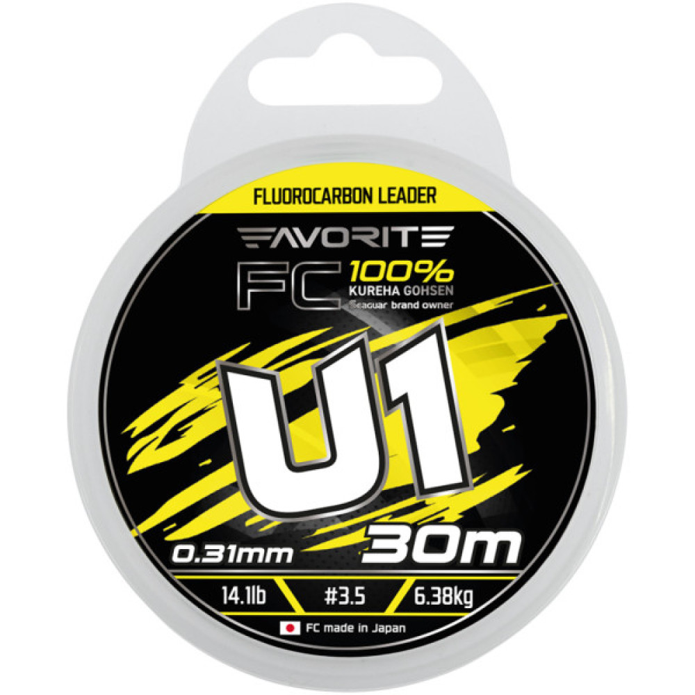 Флюорокарбон Favorite U1 FC 30m 3.5/0.31mm 14.1lb/6.38kg (1693.12.15)