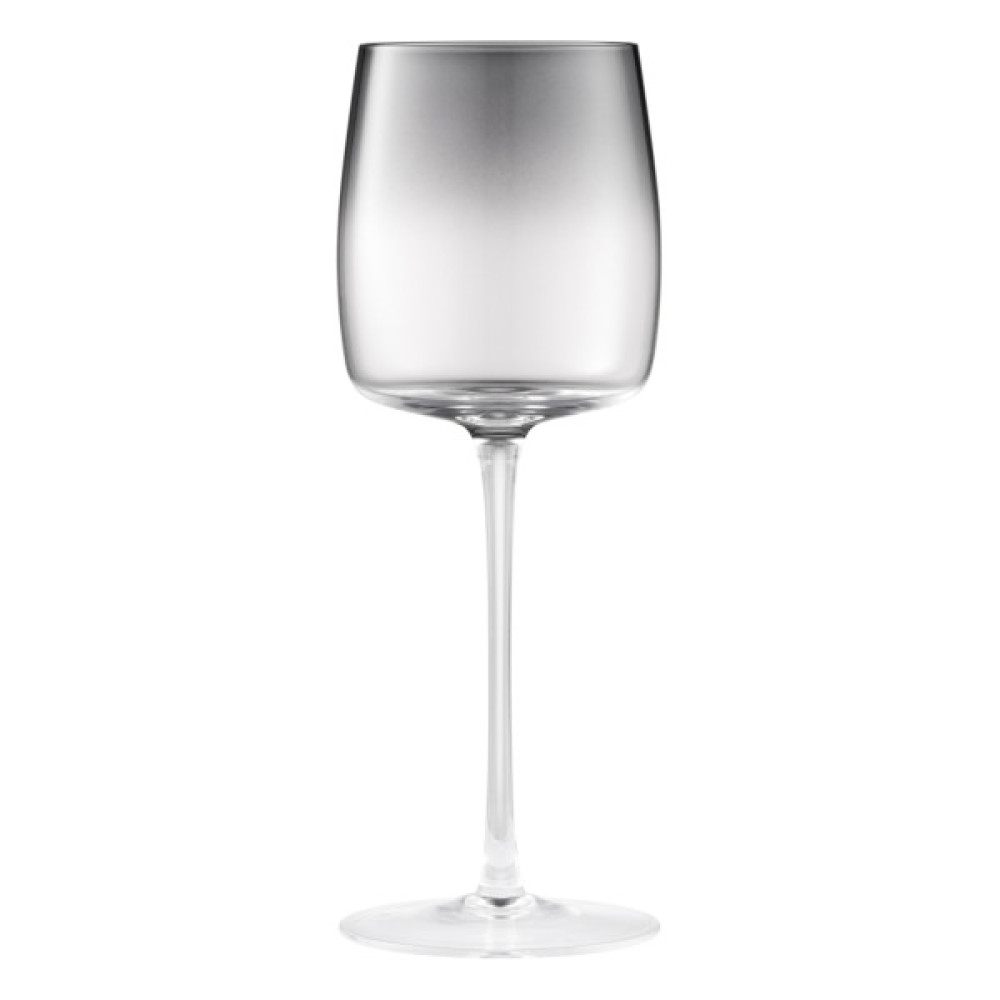 Набір келихів Ardesto Black Mars Mira 410мл, 2шт, скло, сірий (AR2641GRG)