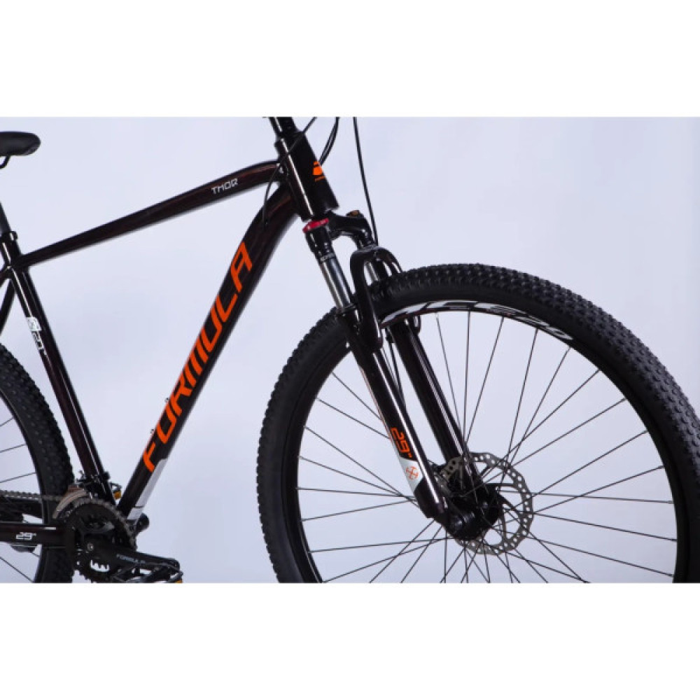 Велосипед Formula 29" THOR DD CS рама-21" AL 2026 мідно-чорний з помаранчевим (OPS-FR-29-433)