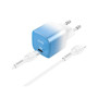 Зарядний пристрій HOCO C101A USB-C PD20W + cable USB-C to Lightning Ice Blue (6931474769381) Зарядний пристрій HOCO C101A USB-C PD20W + cable USB-C to Lightning Ice Blue (6931474769381)
