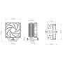 Кулер до процесора Deepcool AG400 LED Кулер до процесора Deepcool AG400 LED