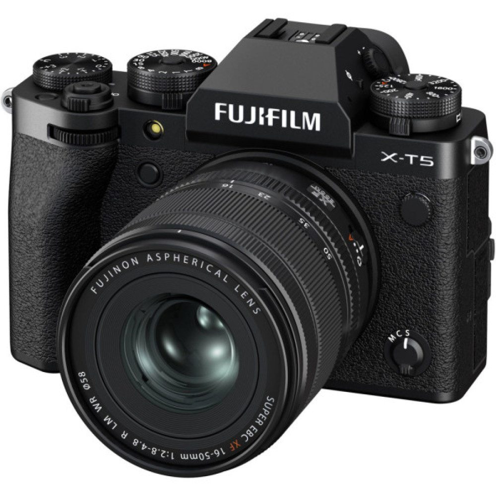 Цифровий фотоапарат Fujifilm X-T5 + XF16-50mmF2.8-4.8 R LM WR Kit Black (16939306)