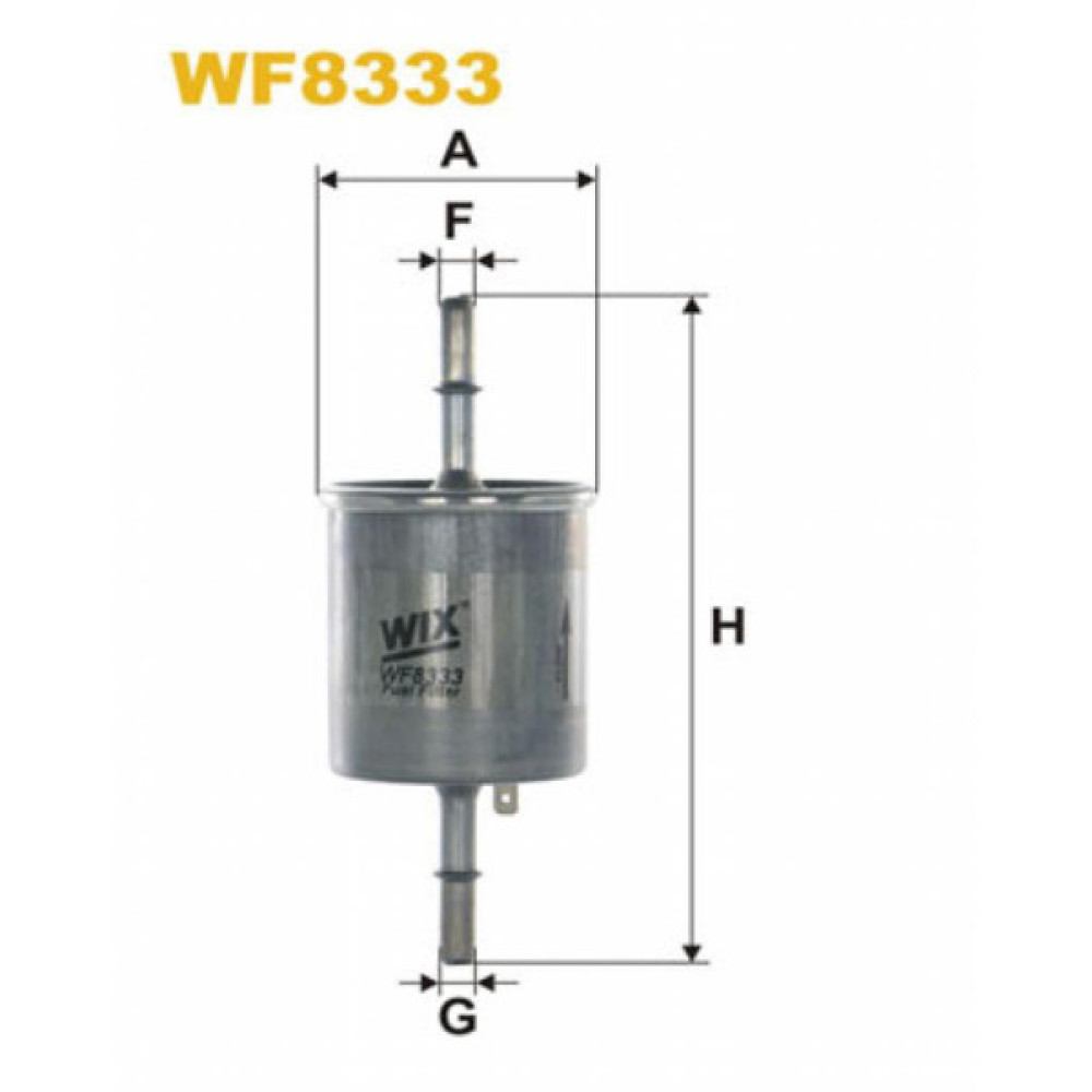 Фільтр паливний Wixfiltron WF8333 Фільтр паливний Wixfiltron WF8333