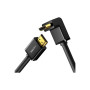 Кабель мультимедійний HDMI M to HDMI M 1.0m 90° corner HD103 black Ugreen (10172) Кабель мультимедійний HDMI M to HDMI M 1.0m 90° corner HD103 black Ugreen (10172)