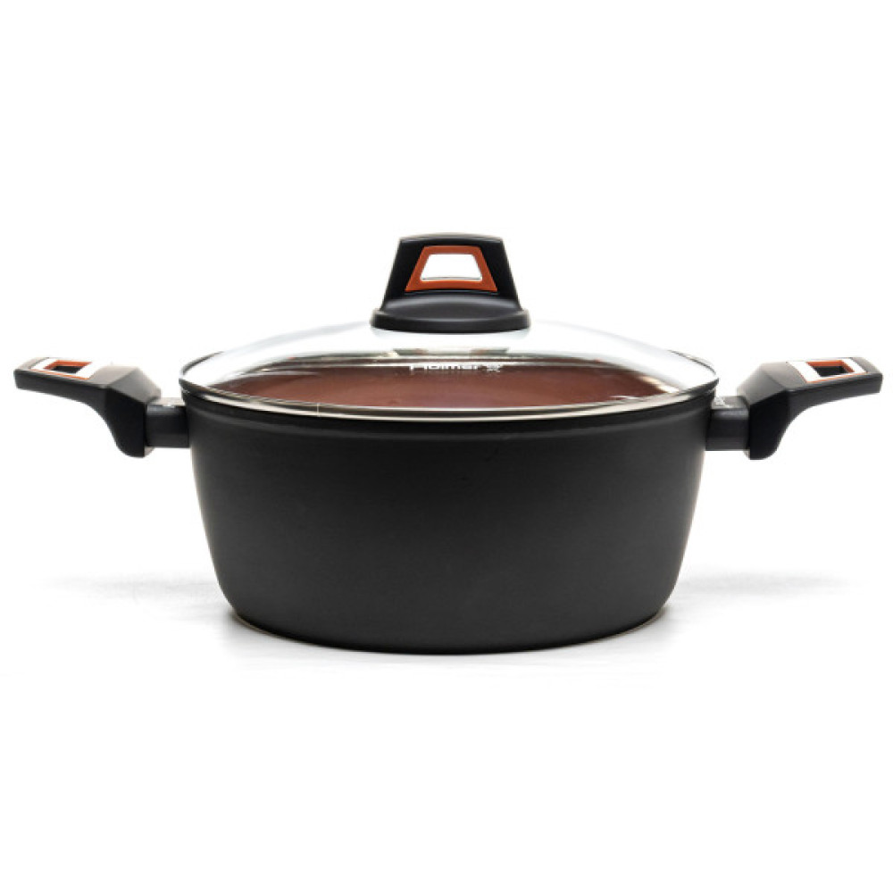 Каструля Hölmer кована з кришкою CR-1342-SBMCL Carrot 4,2 л (CR-1342-SBMCL Carrot)