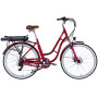 Електровелосипед Dorozhnik 28" eCORAL DD FR рама-19" 48B 17.5А*г 500Вт 2026 рубіновий (ELB-D-28-121)