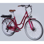 Електровелосипед Dorozhnik 28" eCORAL DD FR рама-19" 48B 17.5А*г 500Вт 2026 рубіновий (ELB-D-28-121)