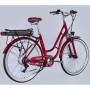 Електровелосипед Dorozhnik 28" eCORAL DD FR рама-19" 48B 17.5А*г 500Вт 2026 рубіновий (ELB-D-28-121)