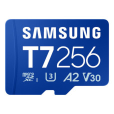 Карта пам'яті Samsung 256GB microSDXC class 10 UHS-I U3 V30 A2 T7 (MB-MB256T/WW)