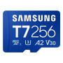 Карта пам'яті Samsung 256GB microSDXC class 10 UHS-I U3 V30 A2 T7 (MB-MB256T/WW)