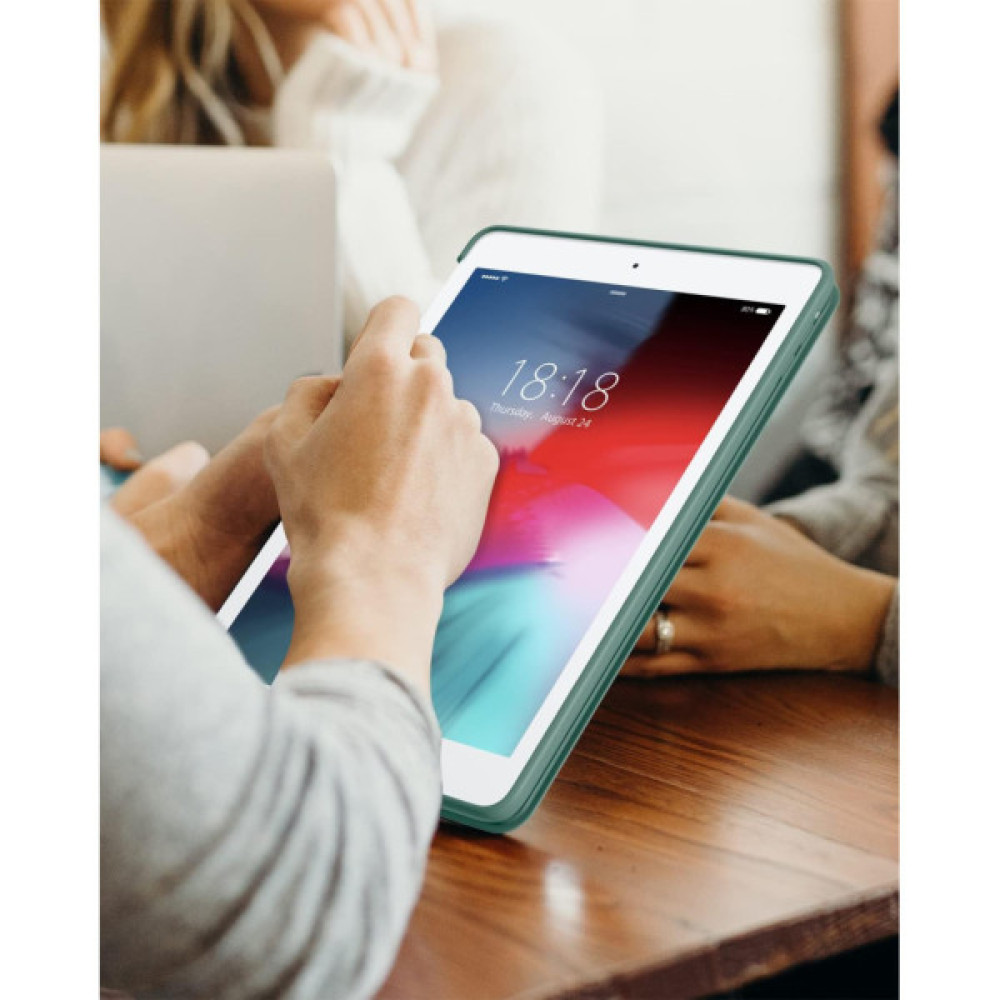 Чохол до планшета BeCover Tri Fold Soft TPU Silicone Apple iPad 9.7 2017/2018 A1822/A1823/A1893/A1954 Dark Green (711129)