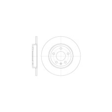 Гальмівний диск REMSA 61011.00