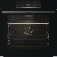 Духова шафа Gorenje електрична, 77л, A+, пара, дисплей, піроліз, чорний