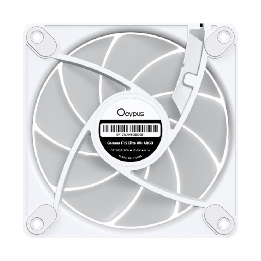 Кулер до корпусу OCYPUS GAMMA F12 ELITE WH A (GAMMA-F12-WH3AM00E-GL)