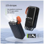 Батарея універсальна ColorWay 20 000 mAh PowerHub PD/22.5W, QC/4.0, Black (CW-PB200LP07BK)