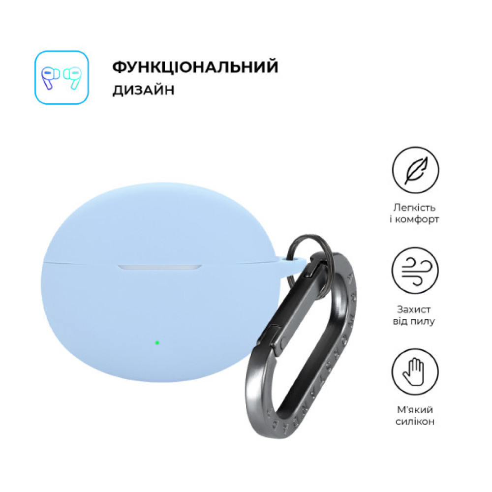 Чохол для навушників Armorstandart Hang Case For Oppo Enco Free4 Light Blue (ARM86147)