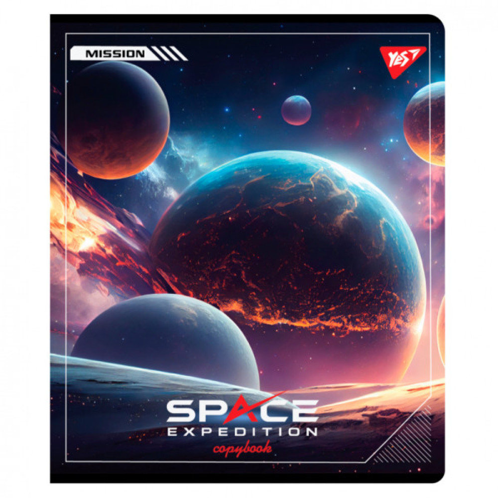 Зошит Yes Space expedition 48 аркушів лінія (767554)