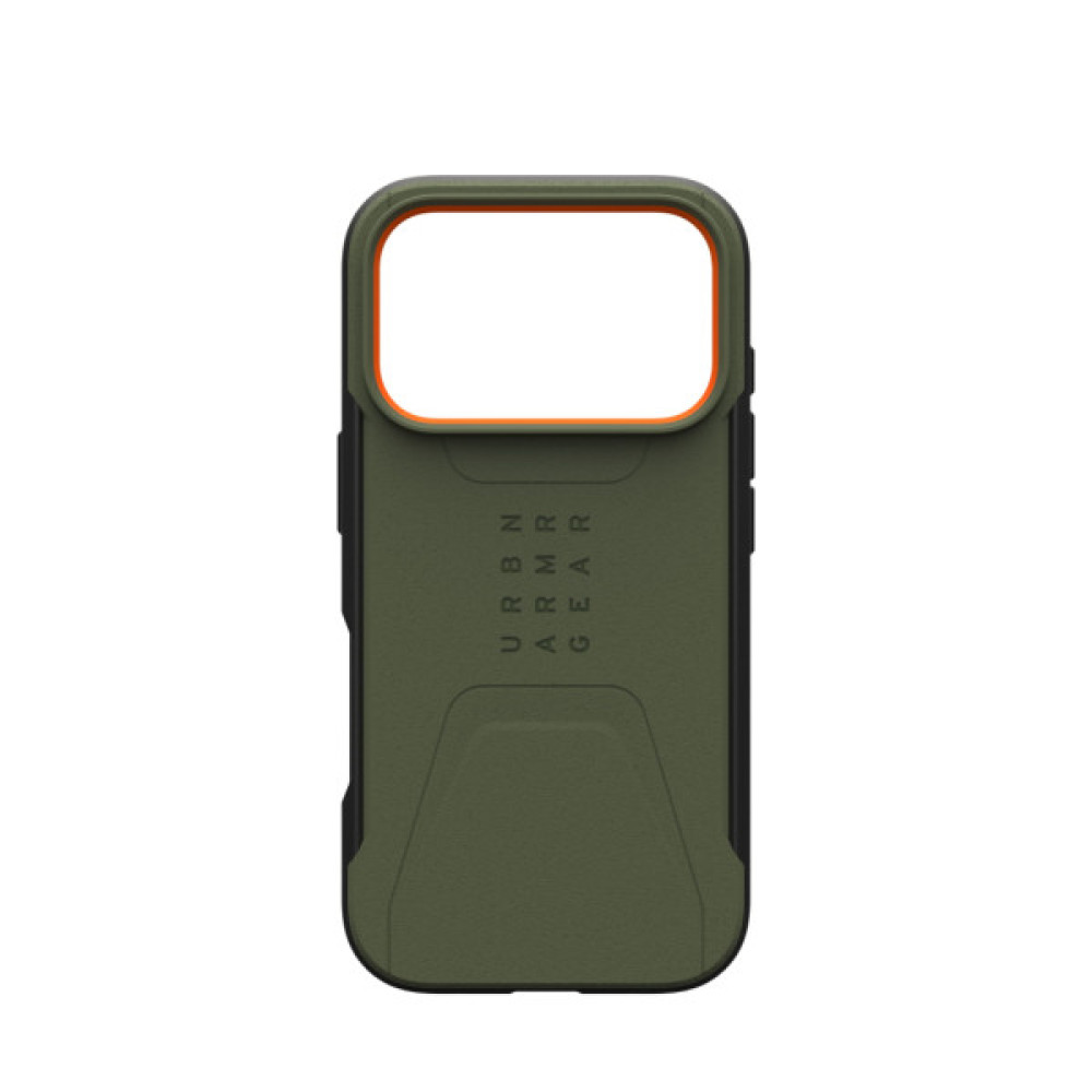 Чохол до мобільного телефона UAG iPhone 17 Pro Civilian MagSafe Olive/Orange (114545117297) Чохол до мобільного телефона UAG iPhone 17 Pro Civilian MagSafe Olive/Orange (114545117297)