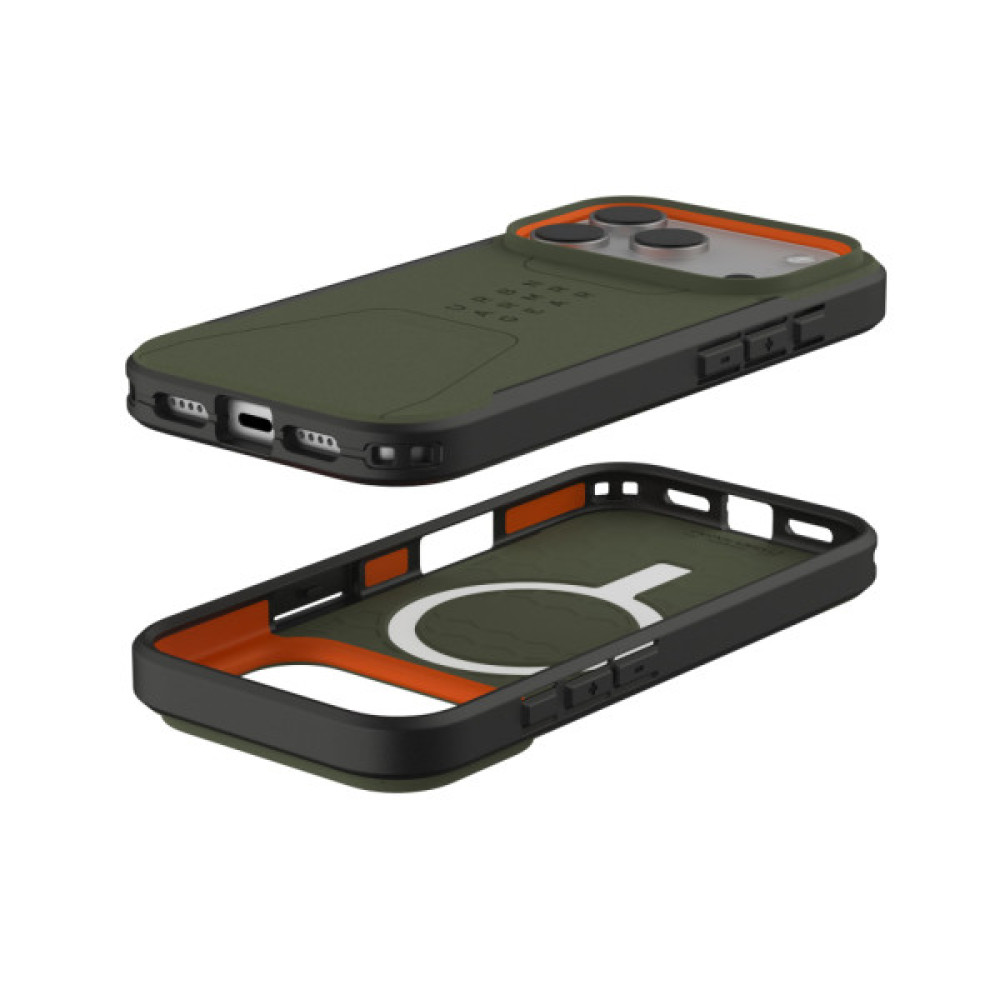 Чохол до мобільного телефона UAG iPhone 17 Pro Civilian MagSafe Olive/Orange (114545117297) Чохол до мобільного телефона UAG iPhone 17 Pro Civilian MagSafe Olive/Orange (114545117297)