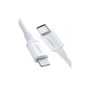Дата кабель USB-C to Lightning 1.0m 3A US171 white UGREEN (10493)
