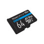 Карта пам'яті Team 64GB microSDXC class 10 UHS-I U3 V30 A1 Elite (TEAUSDX64GIV30A103)
