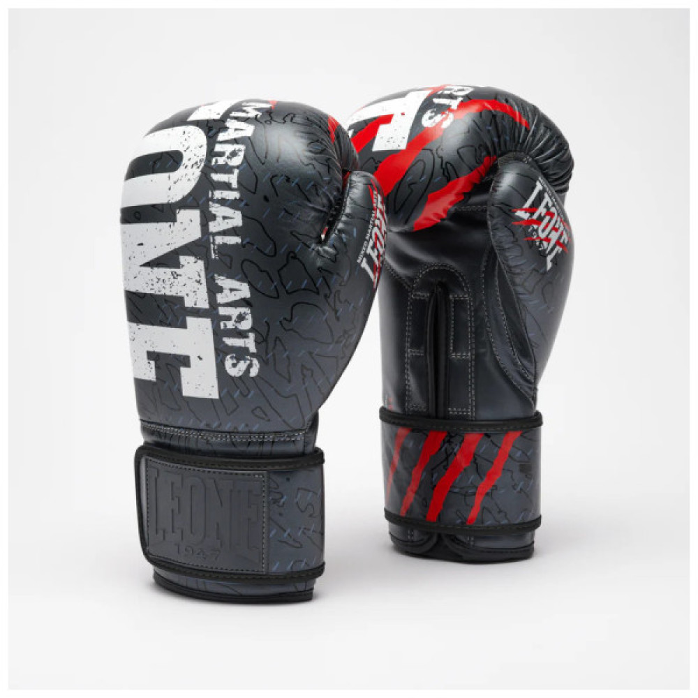 Боксерські рукавички Leone GN004 Primal Instinct Black 12 oz (GN004_Black_12oz)
