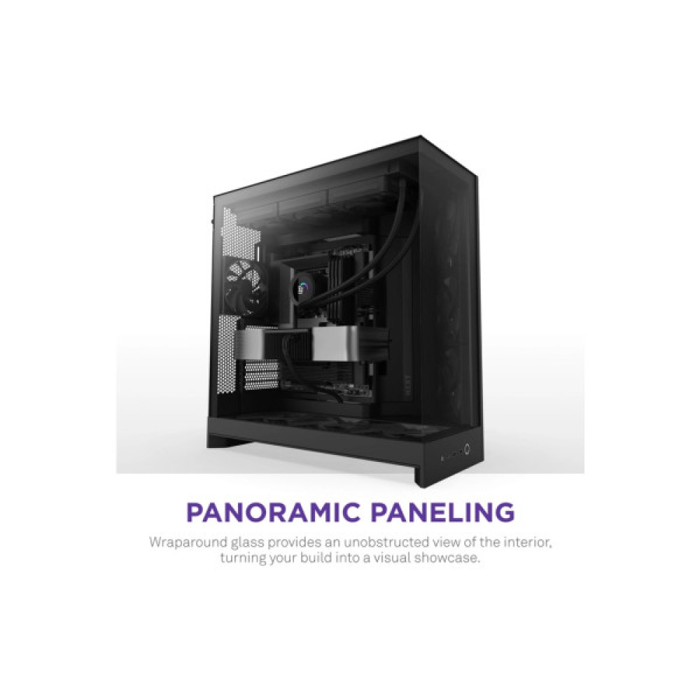 Корпус NZXT H9 Flow Dual-Chamber All Black (CM-H92FB-01)