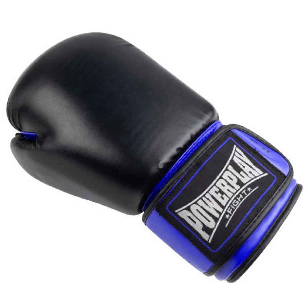 Боксерські рукавички PowerPlay 3004 Classic Чорно-Сині 14 унцій (PP_3004_14oz_Bl/Navy)