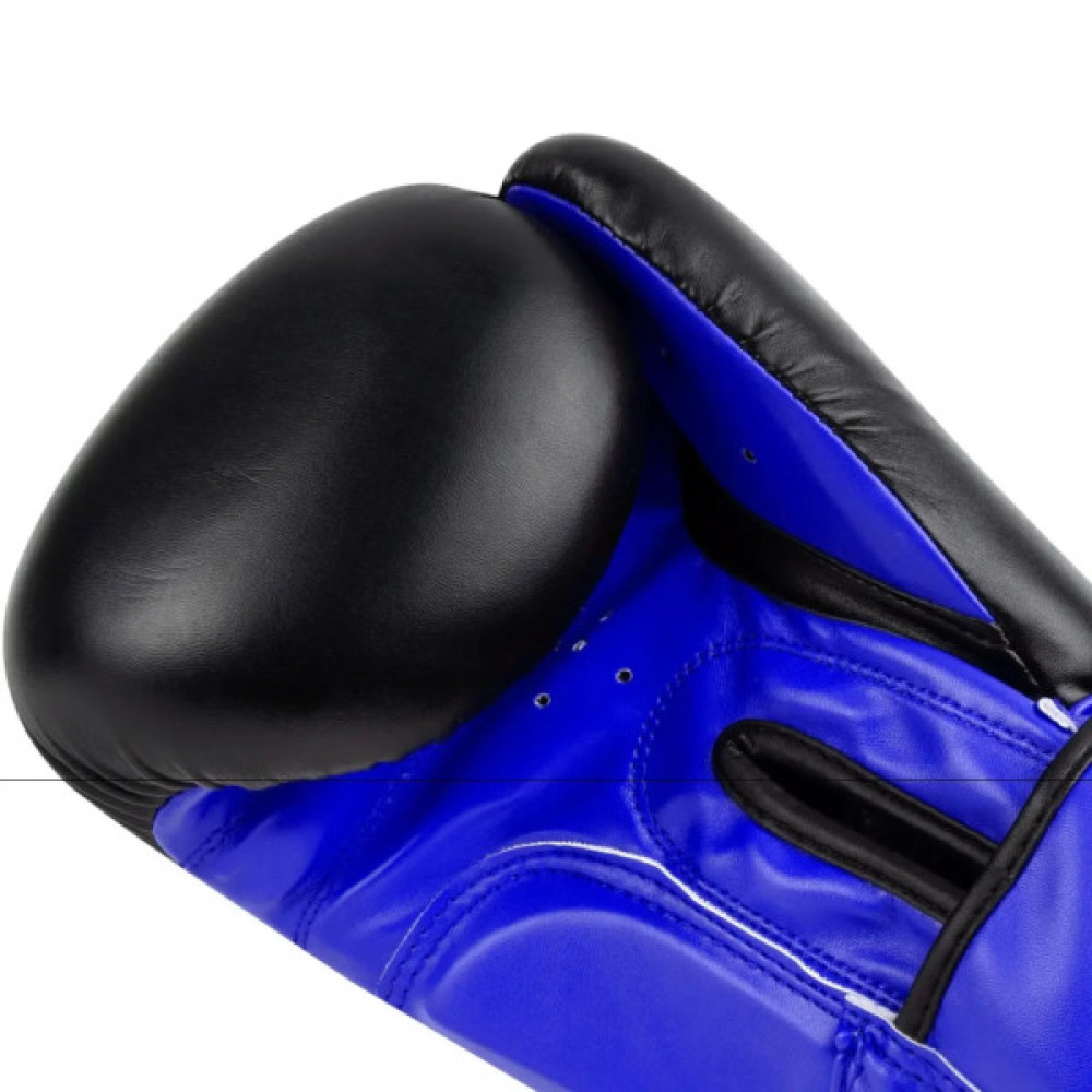 Боксерські рукавички PowerPlay 3004 Classic Чорно-Сині 14 унцій (PP_3004_14oz_Bl/Navy)