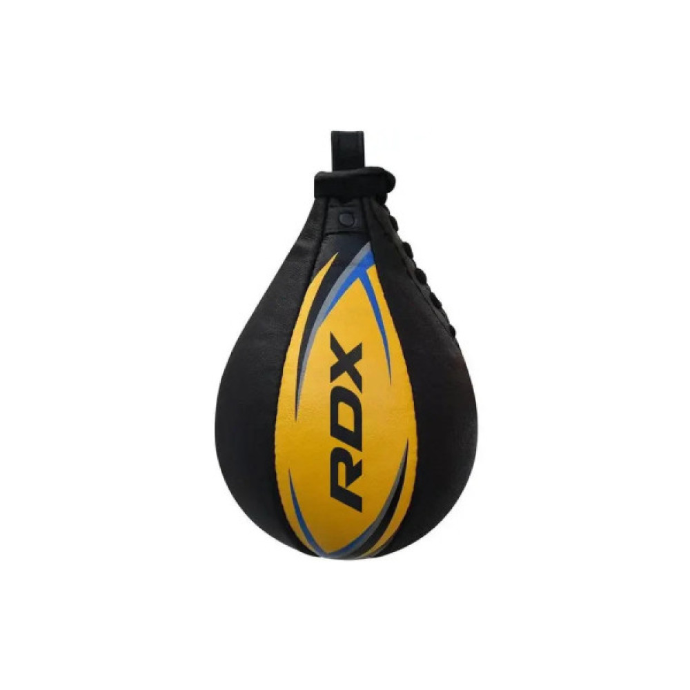 Груша боксерська RDX 2Y Boxing Speed Ball Leather Multi Yellow/Blue (2SBL-S2YU)