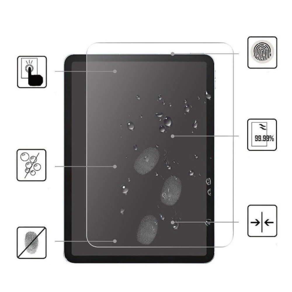 Скло захисне BeCover Apple iPad 10.9" (2022/2024)/iPad (А16) 2025 11" (708138)