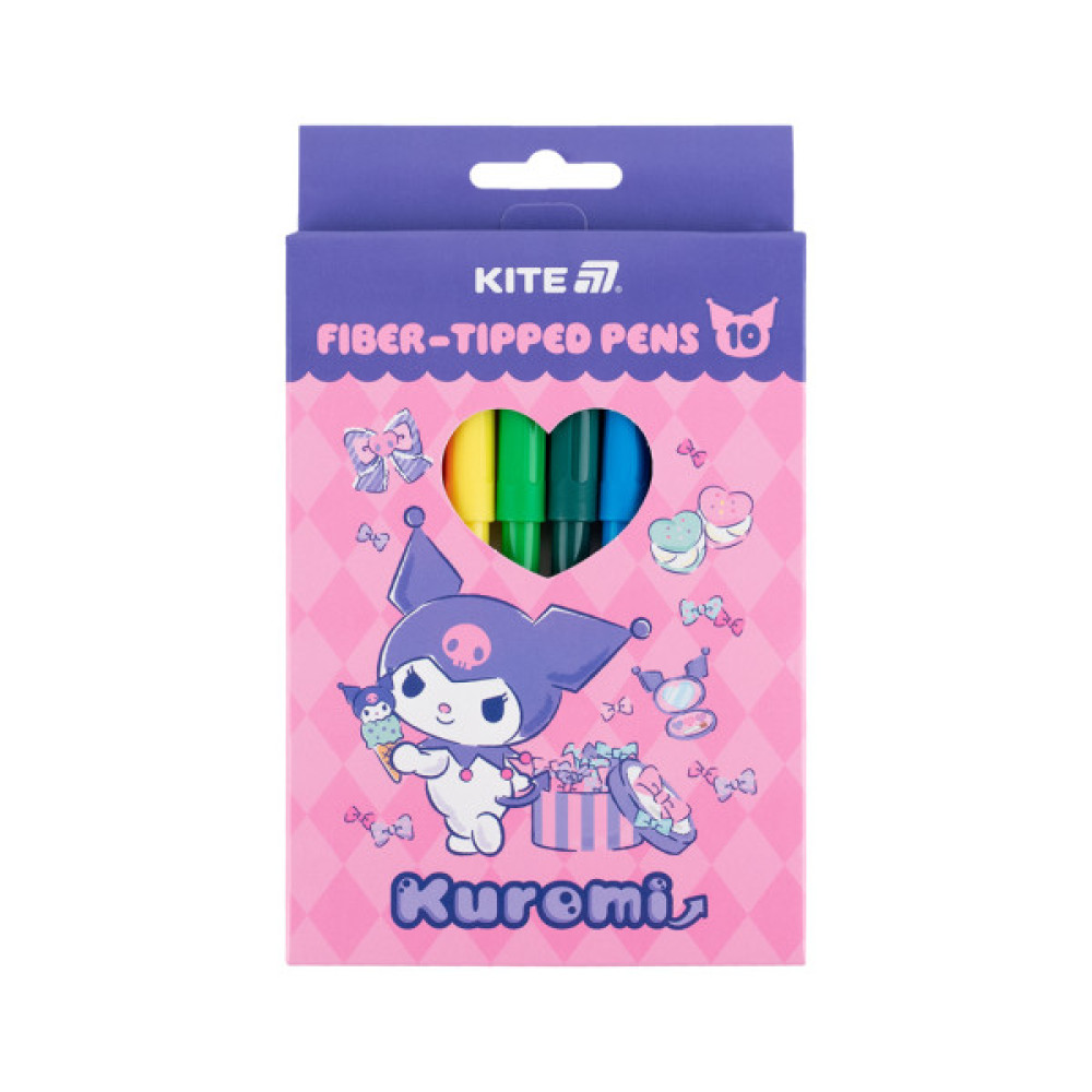 Фломастери Kite Kuromi 10 кольорів (HK25-455)
