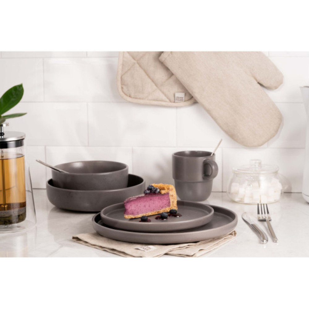 Тарілка Ardesto Trento Dessert 20,5 см Grey (AR2920TG)