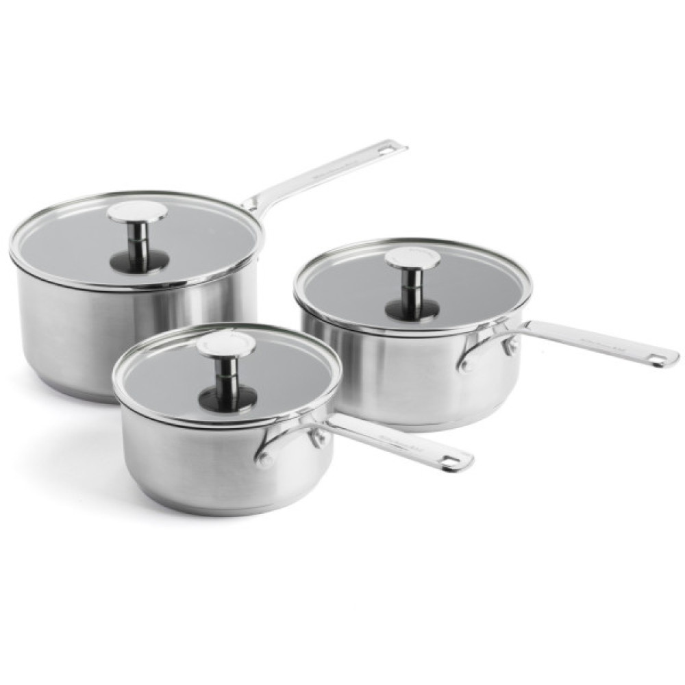 Ківш KitchenAid SSS, з кришками, набір 3 шт (CC005740-001)