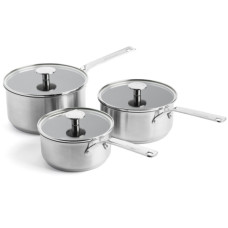 Ківш KitchenAid SSS, з кришками, набір 3 шт (CC005740-001)