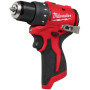 Шурупокрут-дриль акумуляторний Milwaukee M12 BLDDRC-0 12В 40Нм 0-1700об/хв 0.8кг без АКБ и ЗП