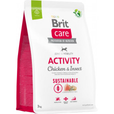 Сухий корм для собак Brit Care Dog Sustainable Activity з куркою та комахами 3 кг (8595602559237) Сухий корм для собак Brit Care Dog Sustainable Activity з куркою та комахами 3 кг (8595602559237)
