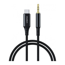Кабель мультимедійний USB-C to 3.5mm M 1.0m black Choetech (AUX006)