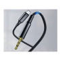 Кабель мультимедійний USB-C to 3.5mm M 1.0m black Choetech (AUX006)