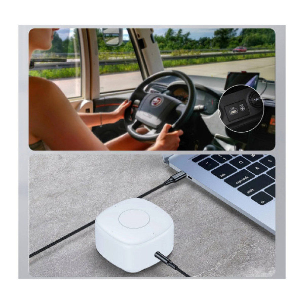 Кабель мультимедійний USB-C to 3.5mm M 1.0m black Choetech (AUX006)