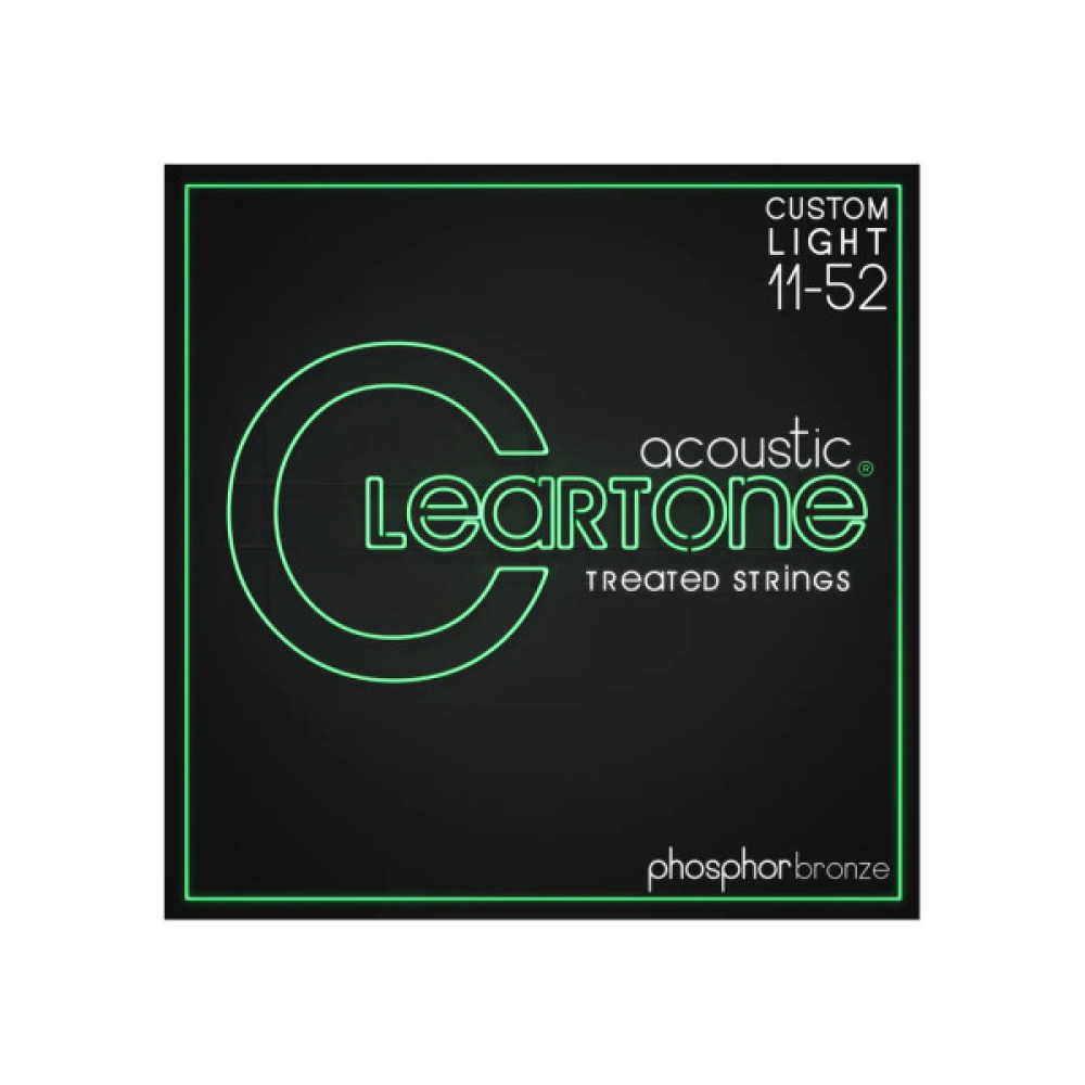Струни для гітари Cleartone Acoustic Phosphor Bronze Extra Light (11-52) (7411)
