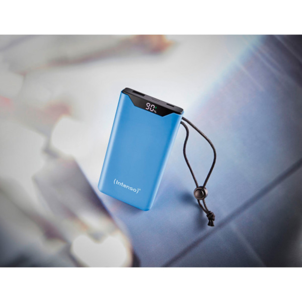 Батарея універсальна Intenso F10000 10000mAh QC/3.0 blue (7332035)