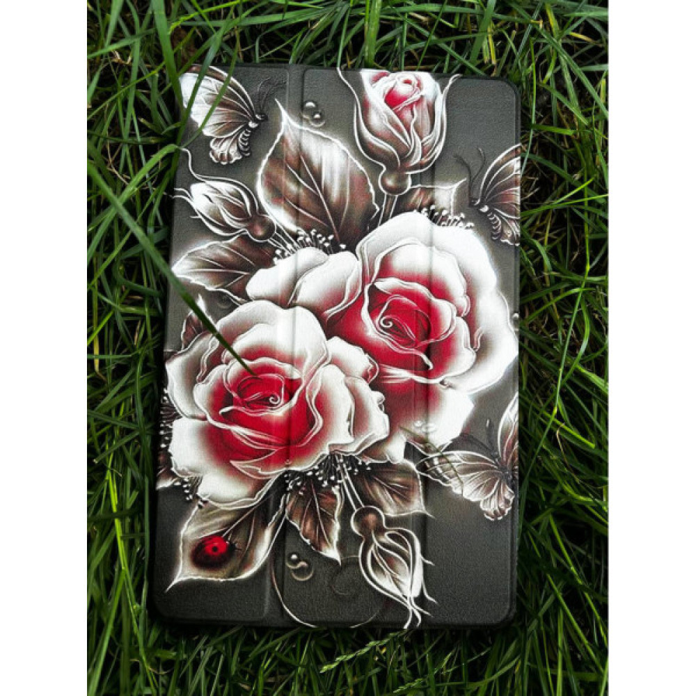 Чохол до планшета BeCover Smart Case Samsung Tab A9 SM-X115 8.7" Black Rose (711266) Чохол до планшета BeCover Smart Case Samsung Tab A9 SM-X115 8.7" Black Rose (711266)