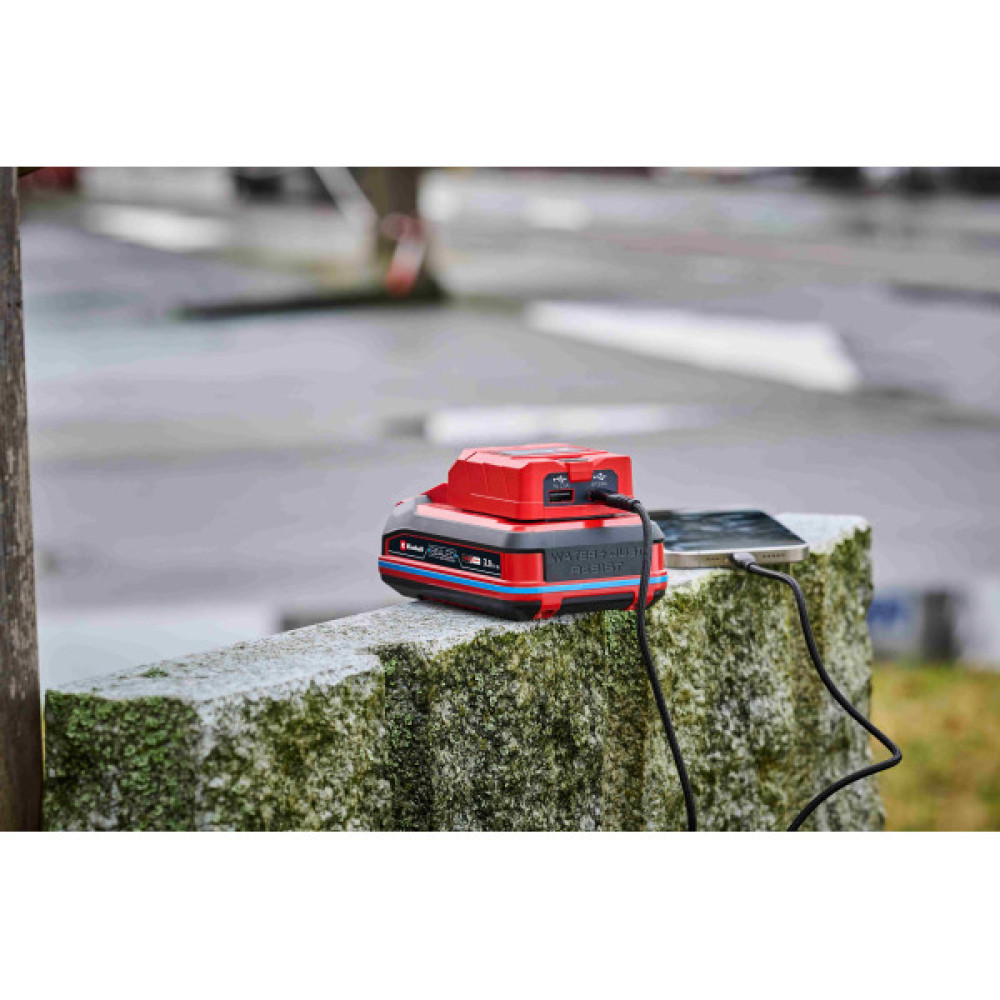 Зарядний пристрій USB акумуляторний Einhell TC-CP 18 Li USB A/C - Solo PXC 18В Type-A/Type-C 2 A 0.06кг без АКБ та ЗП