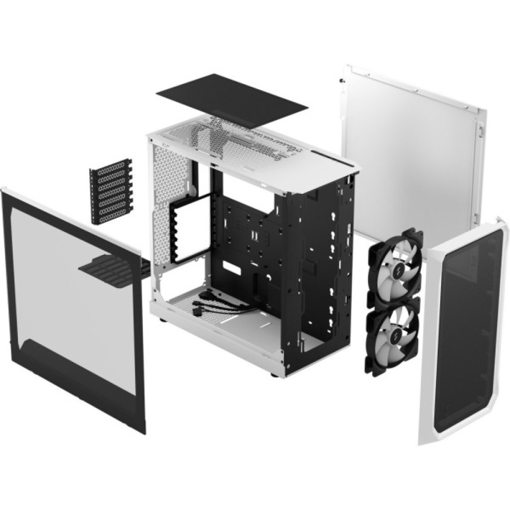 Корпус для ПК Fractal Design Focus 2 RGB White TG ClearTint (FD-C-FOC2A-04)