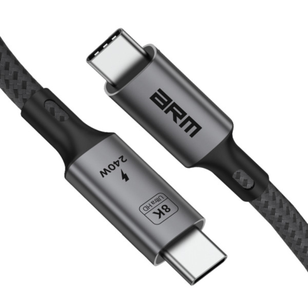 Дата кабель USB-C to USB-C 1.0m USB4 40Gbps 240W 8K60Hz black Armorstandart (ARM81921)