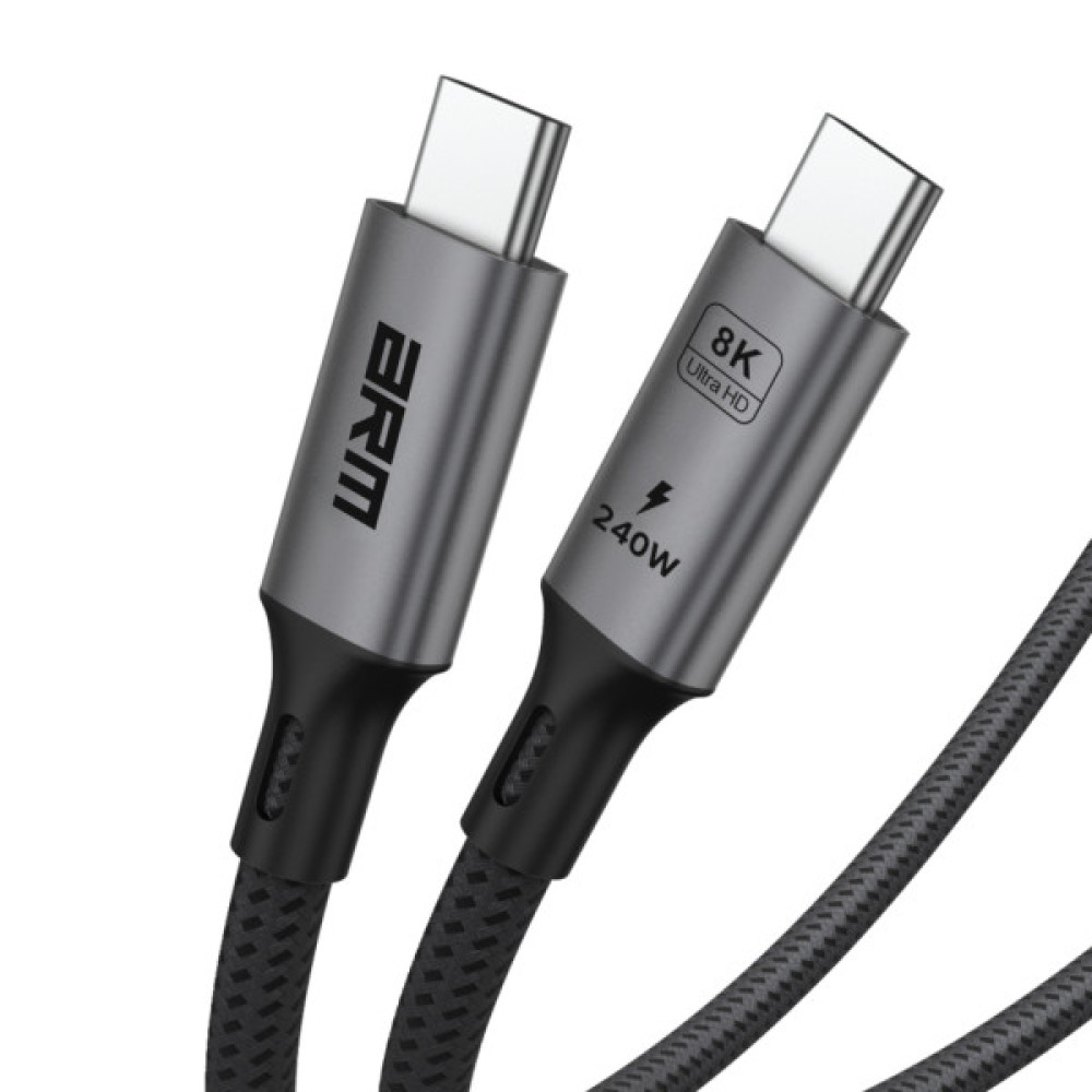 Дата кабель USB-C to USB-C 1.0m USB4 40Gbps 240W 8K60Hz black Armorstandart (ARM81921)