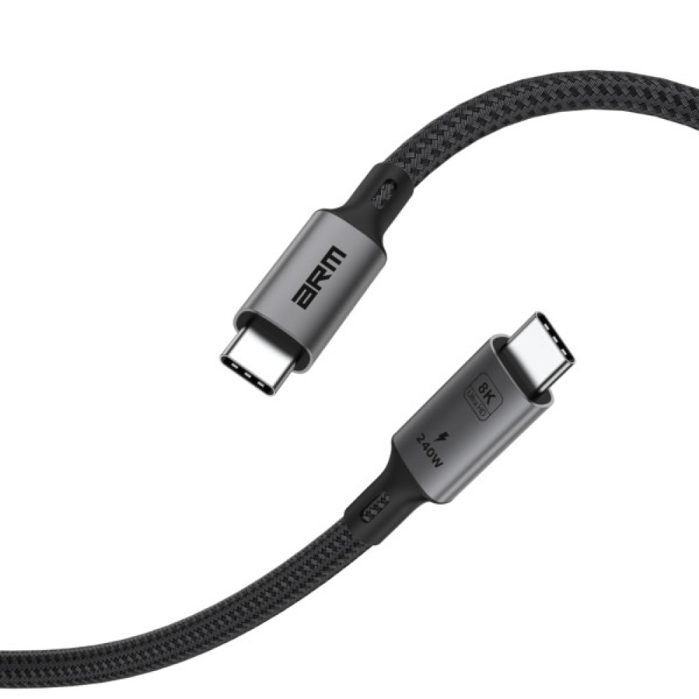 Дата кабель USB-C to USB-C 1.0m USB4 40Gbps 240W 8K60Hz black Armorstandart (ARM81921)
